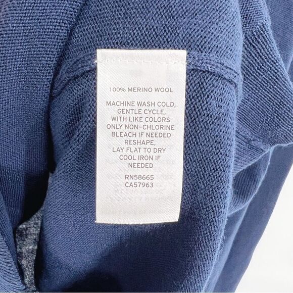 NWT Nordstrom Merino Wool Crewneck Sweater Large - Picture 6 of 7